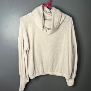 Long sleeve loose neck sweater